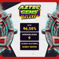 Aztec Gems Deluxe Slot | Money Respin Feature erobern!