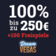 Dream Vegas | Jetzt 100 Freispiele + 100% Bonus sichern!