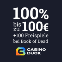 CasinoBuck | 100 Freispiele für Book of Dead mit Bonuscode!