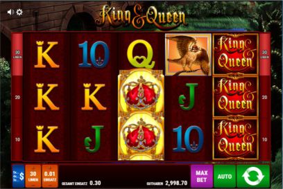 King and Queen Spielautomat Artikel Automat